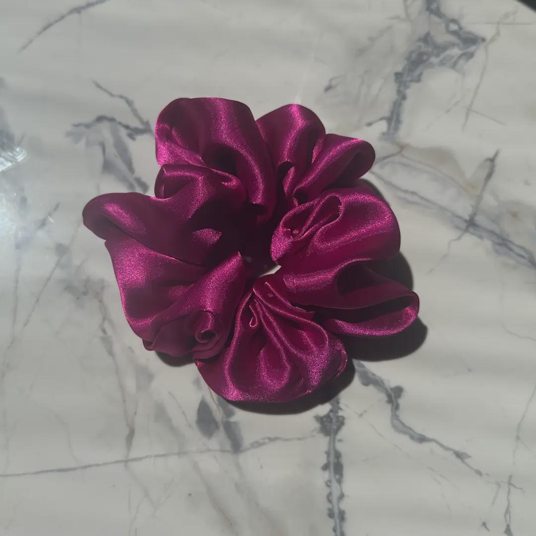 Fall Large Satin Scrunchies