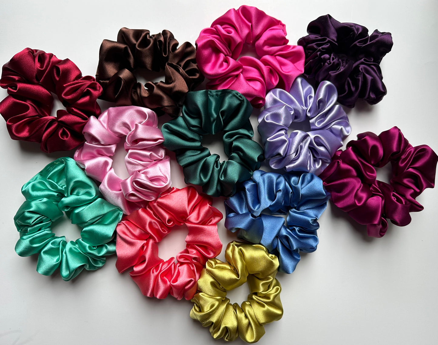 Mini Satin Scrunchies