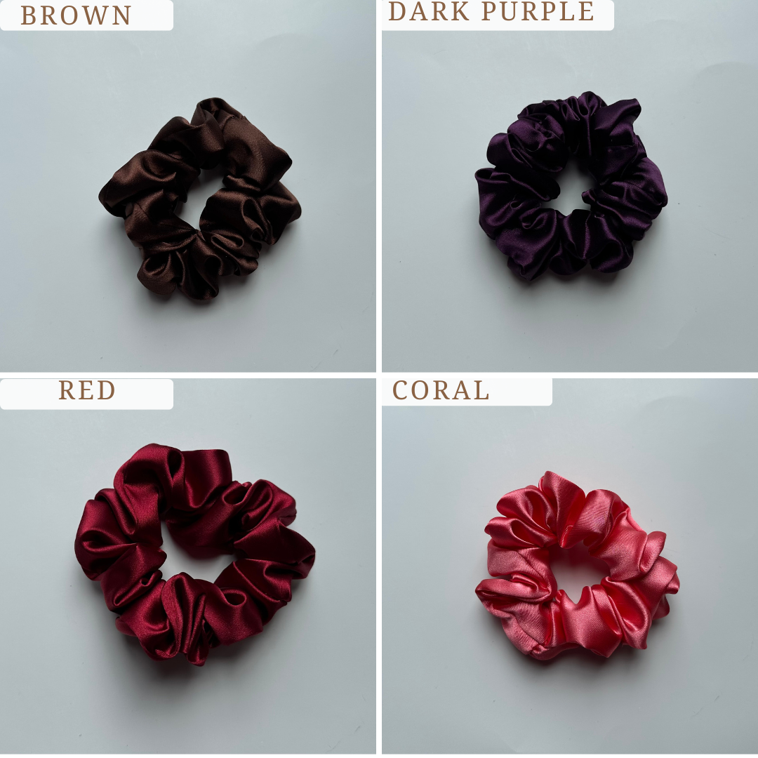 Mini Satin Scrunchies