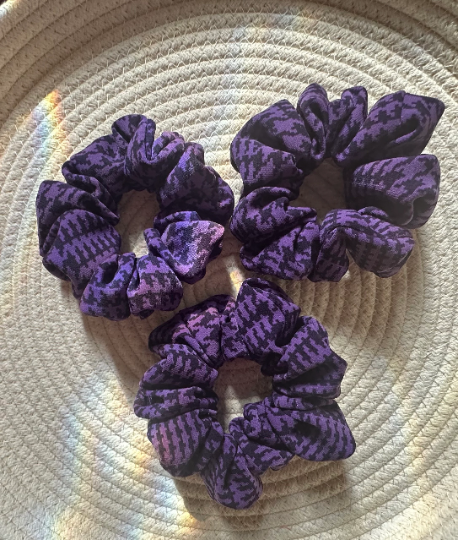 Victoria Purple Scrunchie