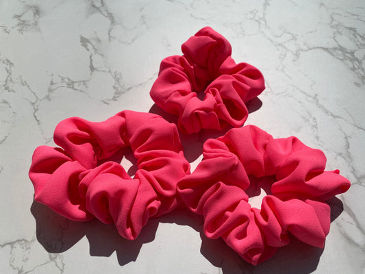 Neon Pink Scrunchie