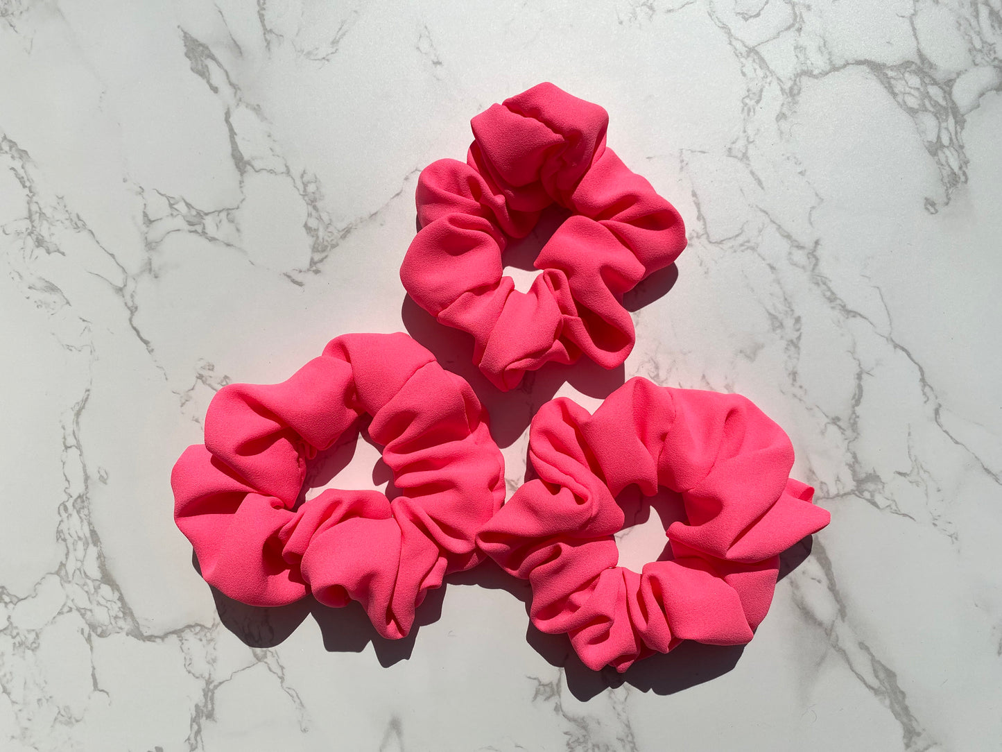 Neon Pink Scrunchie