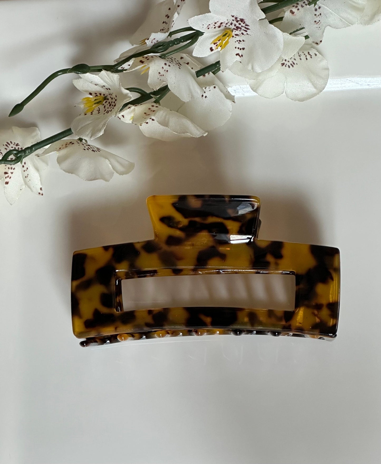 Medium Glossy Hair Claw Clip,Free Gift,Mini Jaw Clip,Shiny Hair Clamp,Large Hair Claw Clip,Gifts for Her,Acetate Tortoise Hair Claw,VSCO