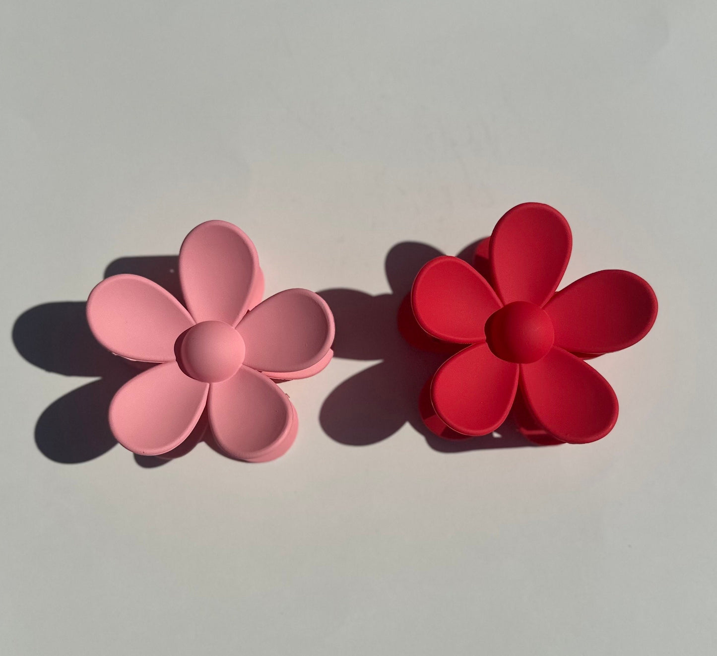 Pack of 2 Large Flower Hair Claws