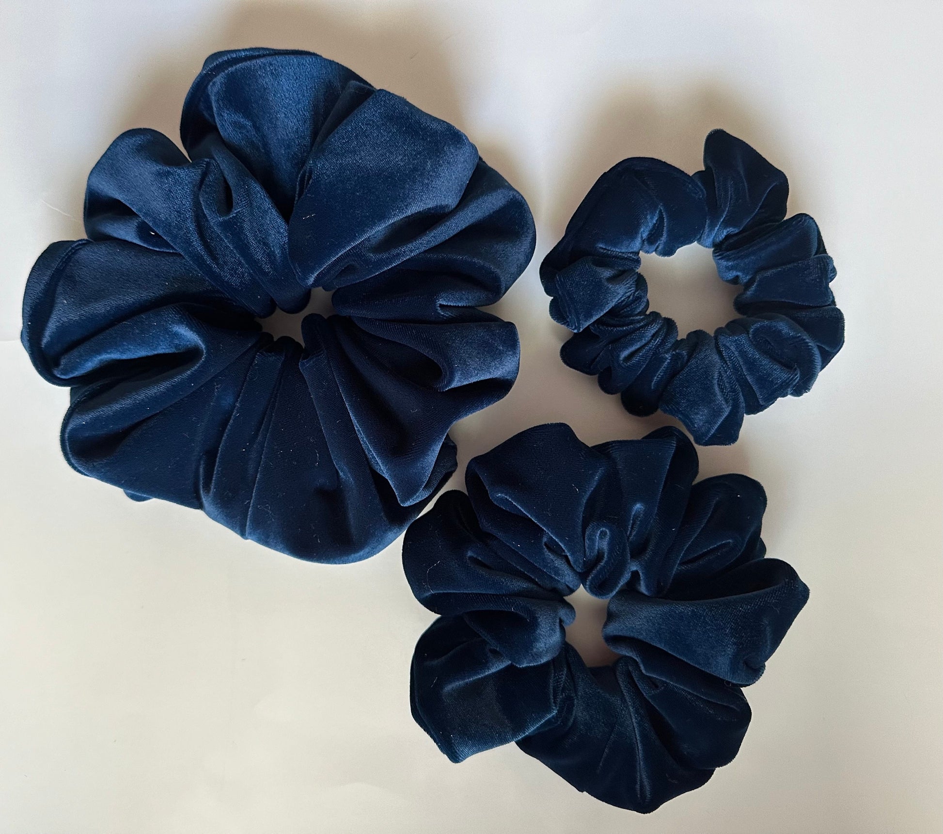 Blue Velvet Scrunchie