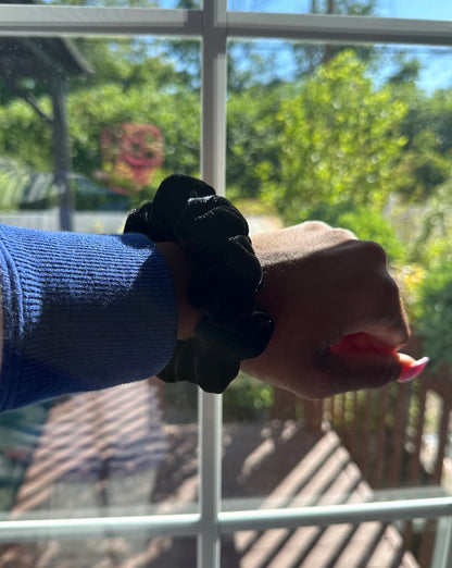Black Velvet Scrunchie