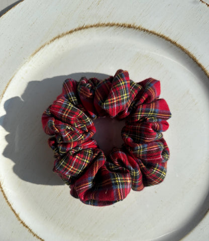 Plaid Scrunchie