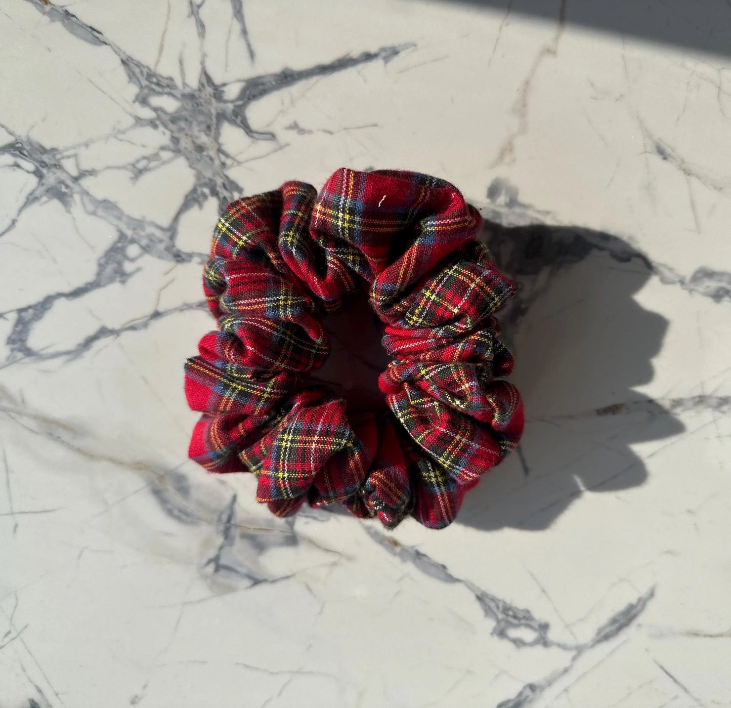 Plaid Scrunchie