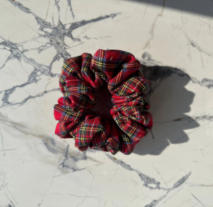 Plaid Scrunchie