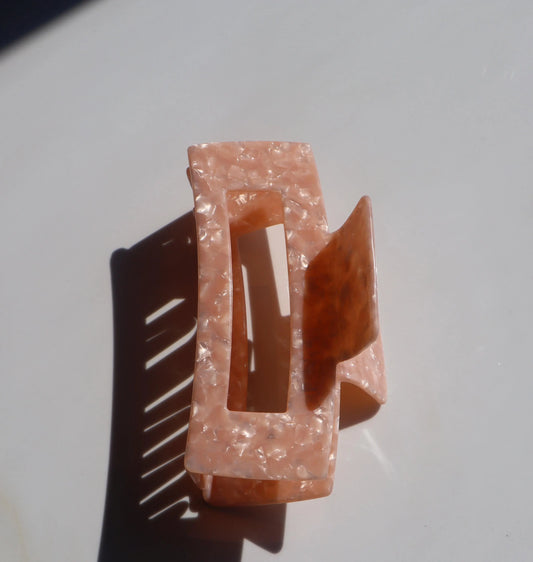 5 Inch Jumbo Pink Hair Claw