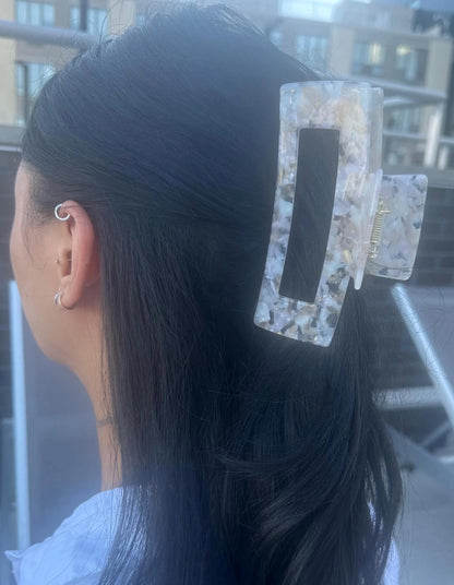 5 Inch Jumbo Pink Hair Claw