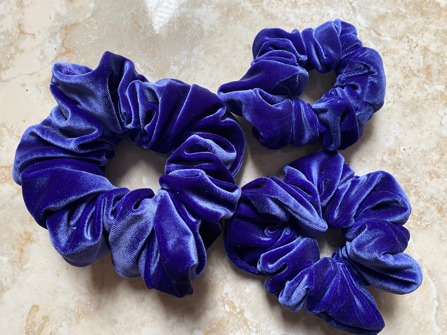 Blake Purple Velvet Extra Large Scrunchie