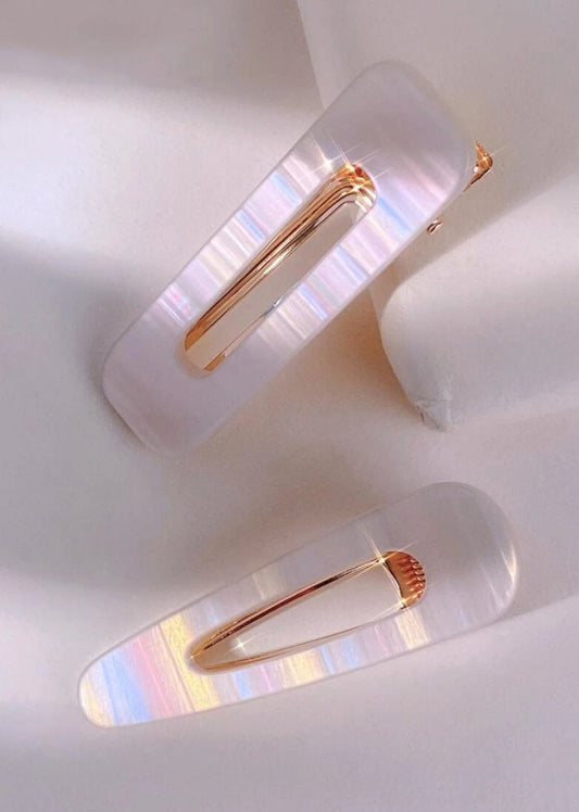 Holographic 2pcs Hair Clips