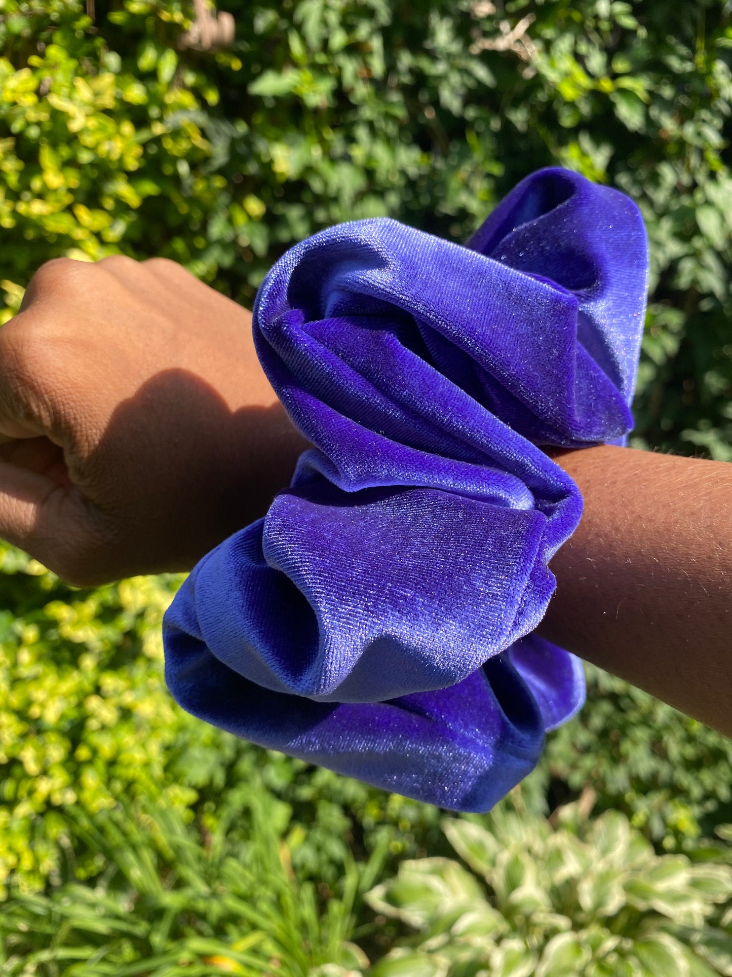 Blake Purple Velvet Extra Large Scrunchie