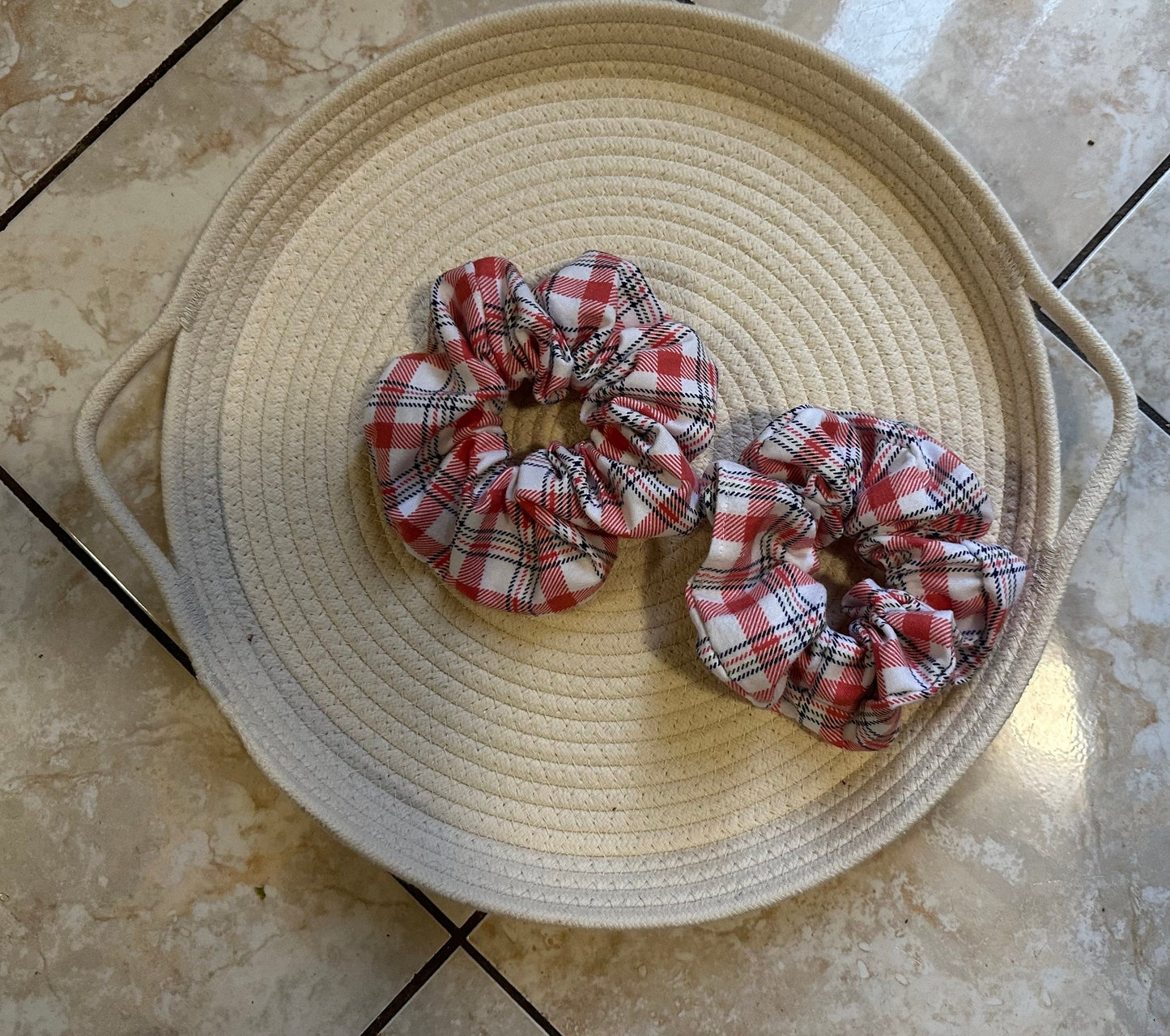 Sydney Plaid Scrunchie